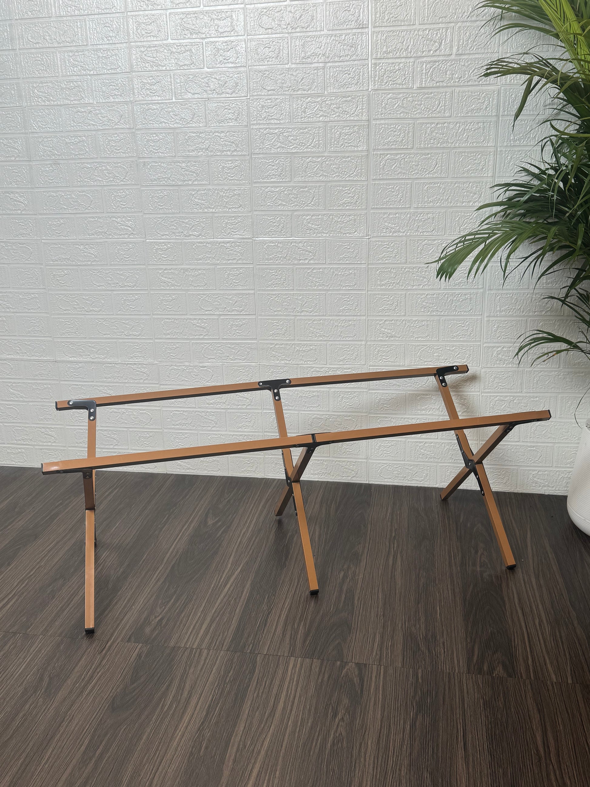 โต๊ะพับ 150X Eggroll Table (ลายไม้)